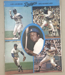 Los Angeles Dodgers Pirates 1972 Program