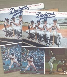 Los Angeles Dodgers 1975 Program 2 Pack
