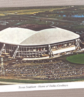 Vintage Dallas Texas Stadium Postcard