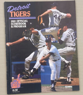 Detroit Tigers 1989 Program