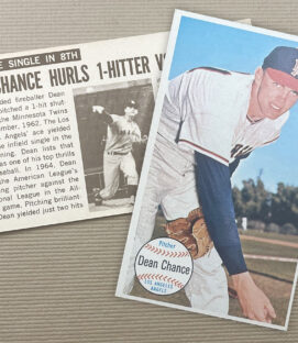 Topps Oversized 1964 Dean Chance Card
