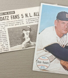 Topps Oversized 1964 Dick Radatz Card