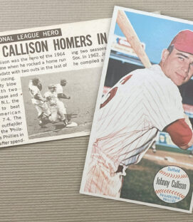 Topps Oversized 1964 Johnny Callison Card