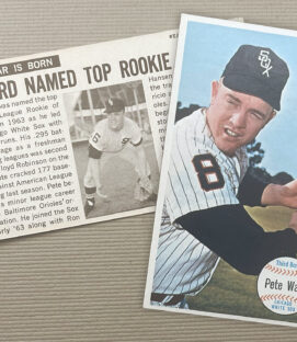 Topps Oversized 1964 Pete ward Card